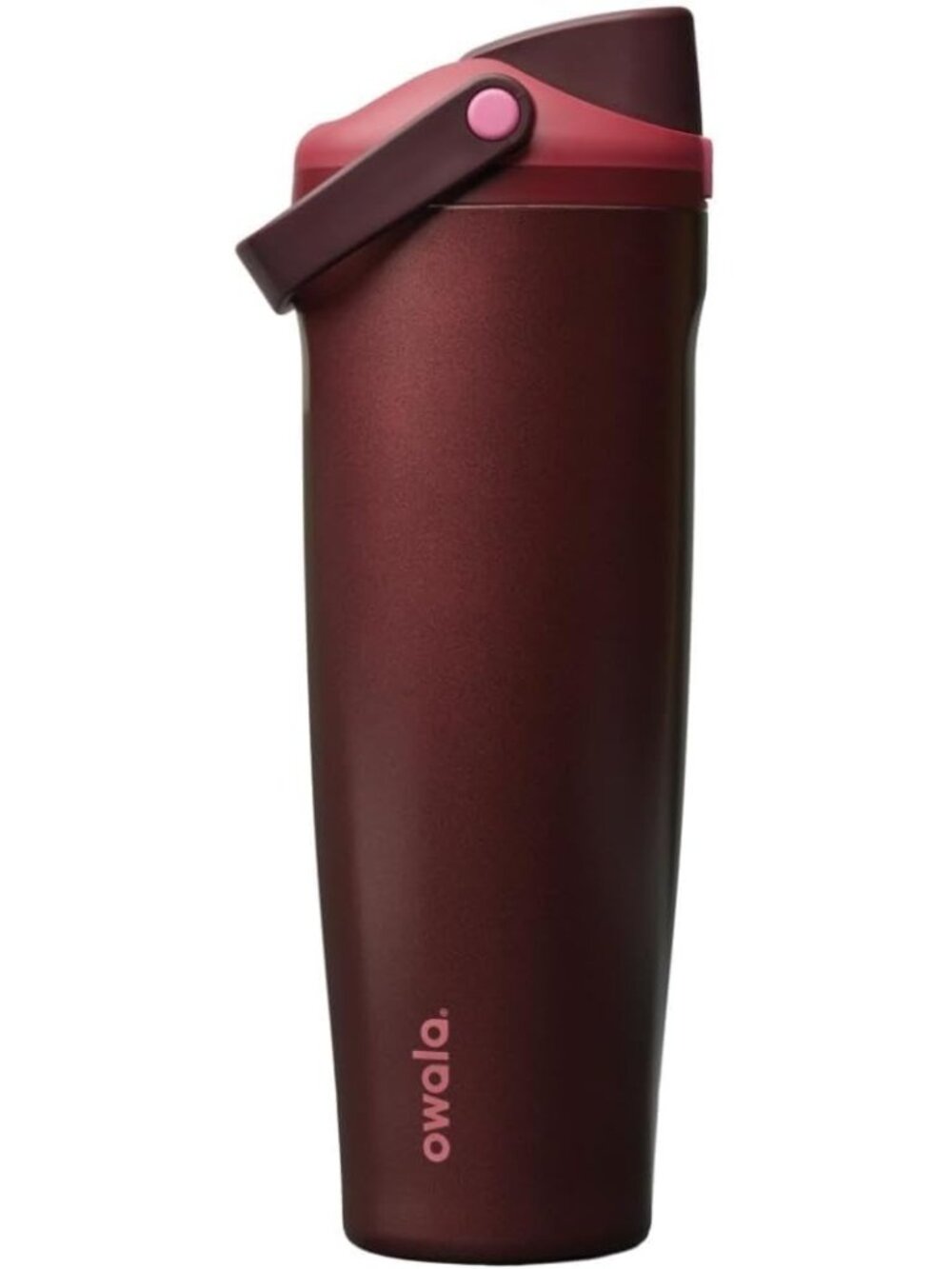 Stylish 40 oz Stainless Steel Water Bottle with FreeSip, Black Cherry Color